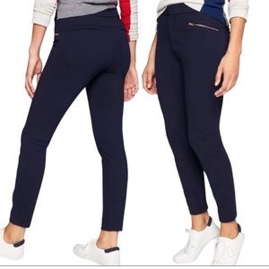 Athleta ponte moto leggings size 6 - Navy